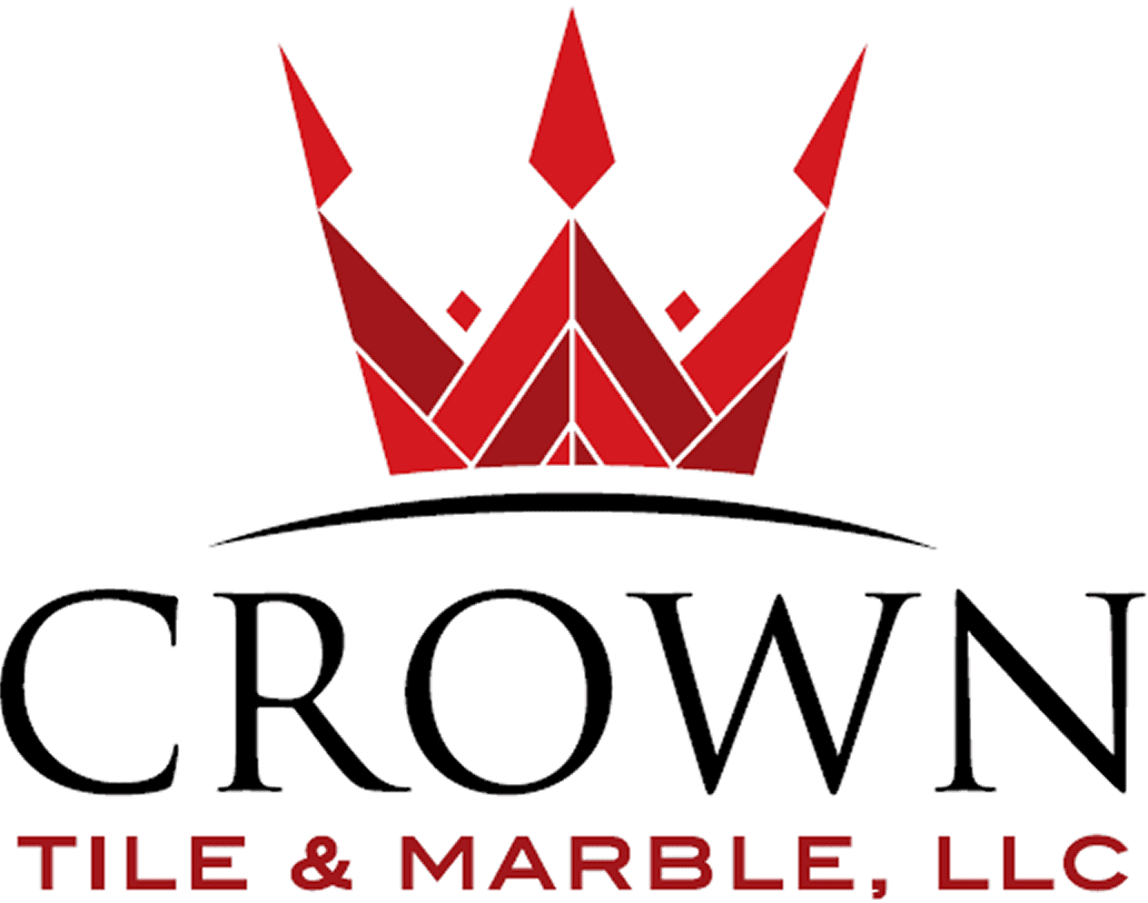 Red crown logo for tile and marble.